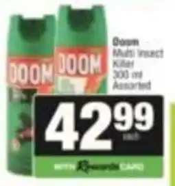 SuperSpar Doom Multi Insect Killer Assorted offer