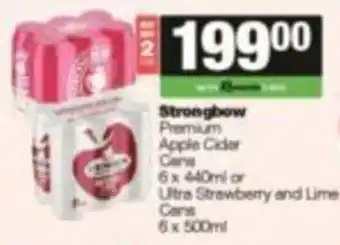 SuperSpar Strongbow Premium Apple Cider Cans offer