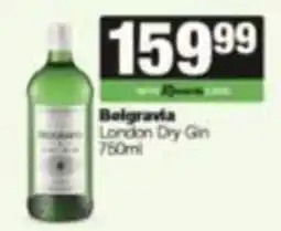 SuperSpar Belgravia London Dry Gin offer