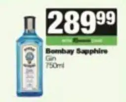 SuperSpar Bombay Sapphire Gin offer