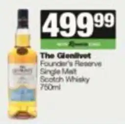 SuperSpar The Glenlivet Founder's Reserve Single Malt Scotch Whisky offer