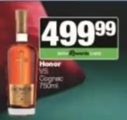 SuperSpar Honor VS Cognac offer