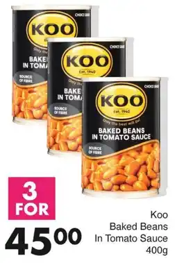 Save Koo Baked Beans In Tomato Sauce offer