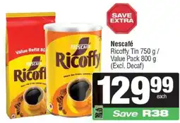Spar Nescafé - ricofty tin offer