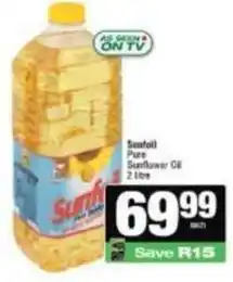 Spar Sunfoil - pure sunflower oil offer