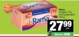 Spar Rama - original 70% fat spread brick offer