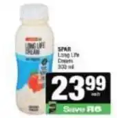 Spar Spar - long life cream offer