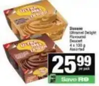 Spar Danone - ultramel delight flavoured dessert offer