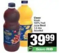 Spar Krush - fruit juice blend offer
