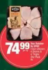 Spar Fresh chicken 4 drum & thighs star pack offer
