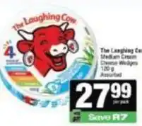 Spar Laughing cow - medium cream cheese wedges offer