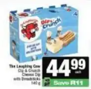 Spar Laughing cow - dip & crunch cheese dip with breadsticks offer