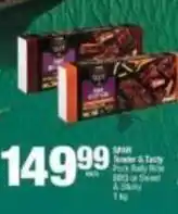 Spar Spar - pork belly ribs offer