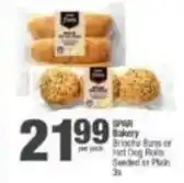 Spar Spar - brioche buns or hot dog rolls offer