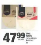 Spar Spar - large wraps offer