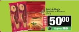 Spar Spaghetti or macaroni offer