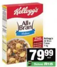 Spar Kellogg's - all bran flakes offer