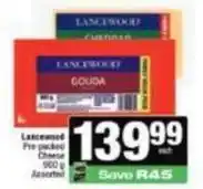 Spar Lancewood - pre-packed cheese offer