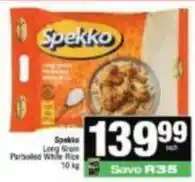 Spar Spekko - long grain parboiled white rice offer