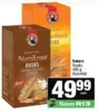 Spar Bakers - rusks offer
