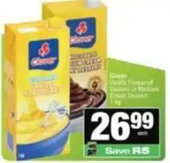 Spar Clover - custard or medium cream dessert offer