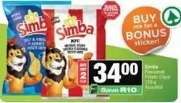 Spar Simba - flavoured potato chips offer