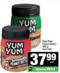 Spar Yum yum - peanut butter offer