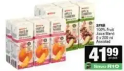 Spar Spar - 100% fruit juice blend offer