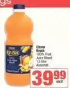 Spar Krush - 100% fruit juice blend offer