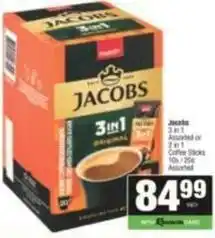 Spar Jacobs - 3in1 original coffee sticks offer