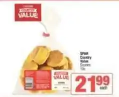 Spar Spar - country value scones offer