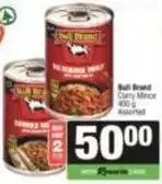 Spar Bull brand - curry mince offer