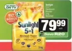 Spar Sunlight - 5in1 handwash powder offer