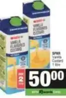 Spar Spar - vanilla flavoured custard offer