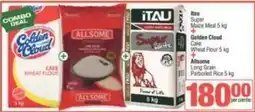 Spar Allsome - super maize meal, cake wheat flour, long grain parboiled rice offer