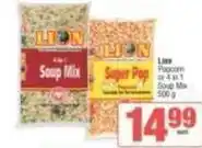 Spar Lion - popcorn or 4 in 1 soup mix offer