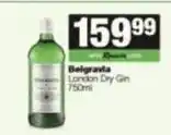 SuperSpar London dry gin 750ml offer