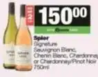 SuperSpar Spier - signature sauvignon blanc, chenin blanc, chardonnay or chardonnay/pinot noir offer