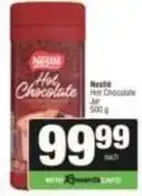 SuperSpar Nestlé - hot chocolate jar offer