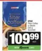 SuperSpar Spar - filter coffee offer