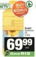 SuperSpar Sunfoil - sunflower oil offer