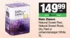 SuperSpar Natural sweet red, natural sweet rose, dry red or johannisberger white offer