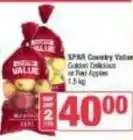 SuperSpar Spar - golden delicious or red apples offer