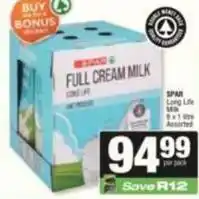 SuperSpar Spar - full cream milk long life offer