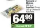 SuperSpar Parmalat - or melrose 400 g or president gourmet 350 g cheese slices assorted offer