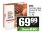 SuperSpar Spar - everyday value chicken & beef burgers offer
