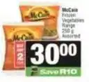 SuperSpar Mccain - frozen vegetables offer
