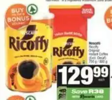 SuperSpar Ricoffy - original instant coffee offer