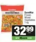 SuperSpar Savemor - frozen mixed vegetables offer