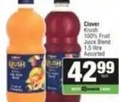 SuperSpar Clover - 100% fruit juice blend offer